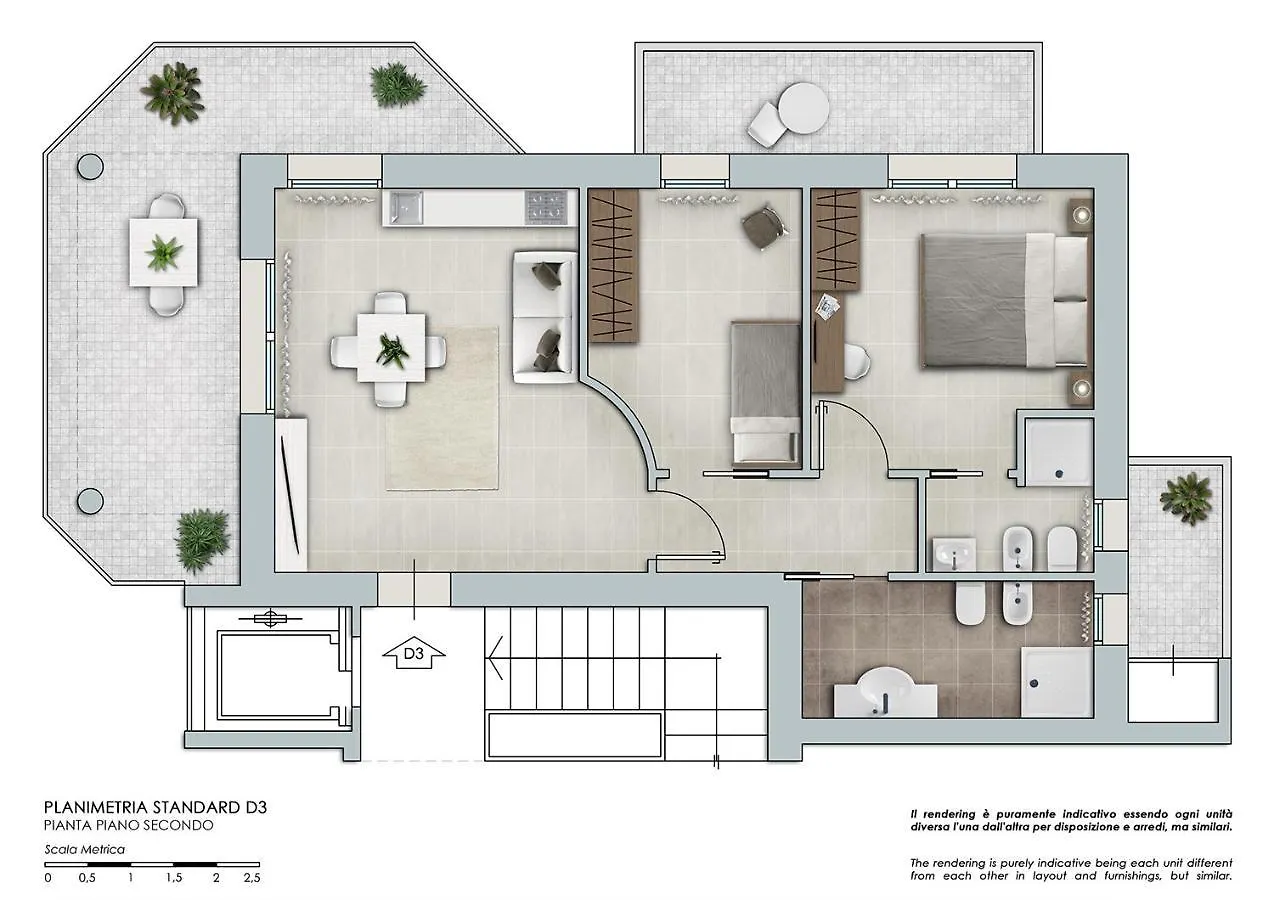 Apartman Residenza D-Place Ponchielli Riccione